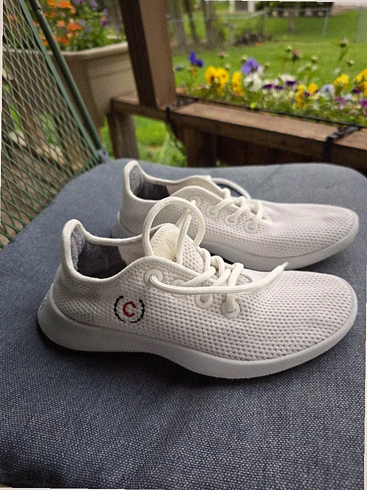 Allbirds Tree Runner White Mesh Lace-Up Men's Lightweight Athletic Sneakers