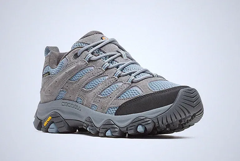 Merrell MOAB 3 WP Women's Waterproof Hiking Shoes Altitude (Grey/Blue) Size 8