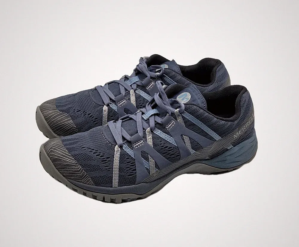 Merrell Siren Hex Q2 E-Mesh Outdoor Trail Hiking Shoes Blue Women’s Size 9