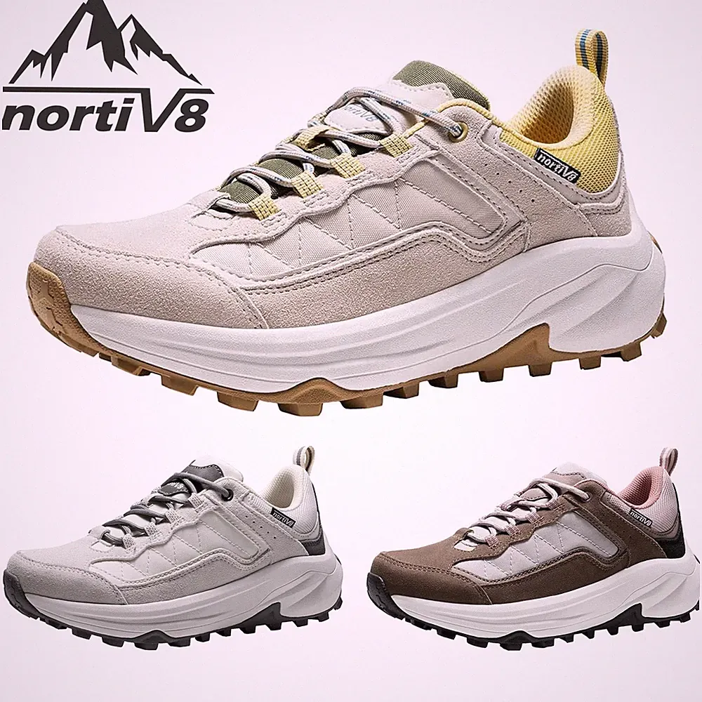 NORTIV 8 Women's Walking Trekking Camping Sneakers Waterproof Hiking Shoes